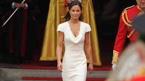 Pippa Middleton lors du mariage de Kate et William le 29 avril 2011