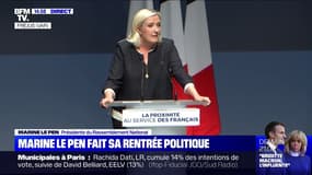 Marine Le Pen: "Nous voulons accrocher un mousqueton supplémentaire qui mène au sommet et le sommet c'est l'Élysée"