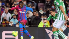 Ousmane Dembélé face au Betis Séville