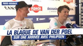  Paris-Roubaix : la blague de van der Poel sur une arrivée avec Philipsen
