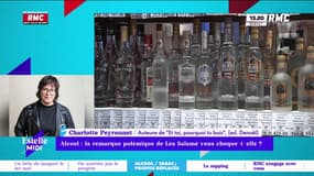 Réaction de Charlotte Peyronnet suite aux remarques de Léa Salamé sur l'alcool !