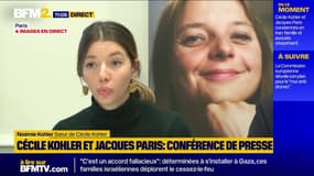 "Il est question de la survie de Cécile et Jacques": la sœur de Cécile Kohler appelle la France à assurer "son devoir de protection"