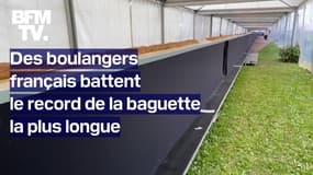 140,53 mètres: la France bat le record de la plus longue baguette du monde à Suresnes