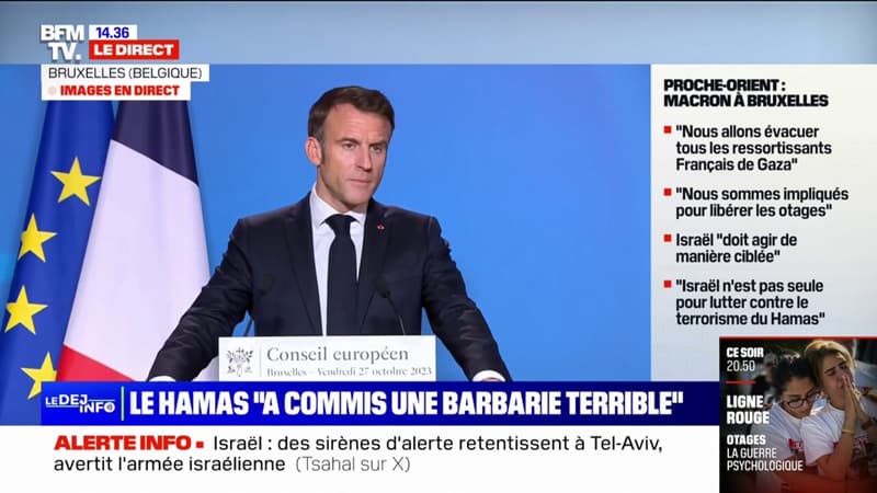 Emmanuel Macron sur le Proche-Orient: 