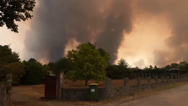 Incendies en Gironde: la lassitude des habitants évacués à deux reprises à cause des feux