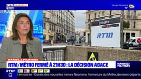 Marseille: Martine Vassal justifie la fermeture anticipée du métro à 21h30 