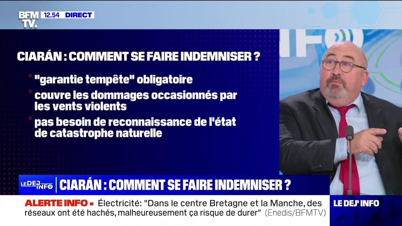 Ciaran : comment se faire indemniser ? - 03/11