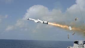 Le missile anti-navire MM40 Exocet est produit par MBDA.