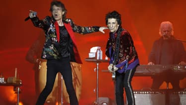 Les Rolling Stones en concert à Paris en octobre 2017