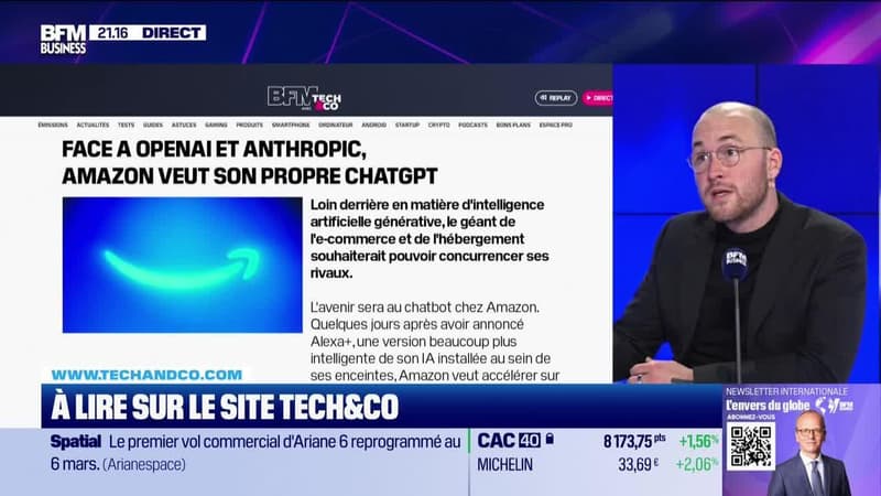 À lire sur le site Tech&Co : Face à OpenAI et Anthropic, Amazon veut son propre ChatGPT, par Pierre Berge-Cia - 05/03