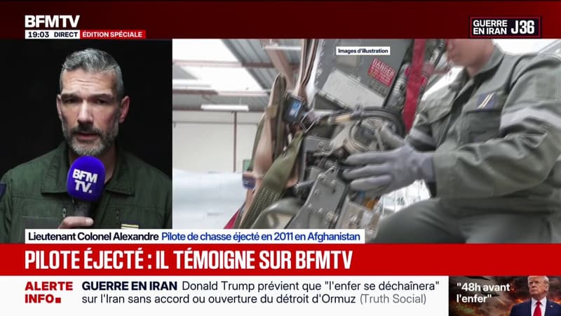 "Tout bascule en quelques secondes": lieutenant colonel Alexandre, pilote de chasse éjecté en 2011 en Afghanistan, témoigne sur BFMTV