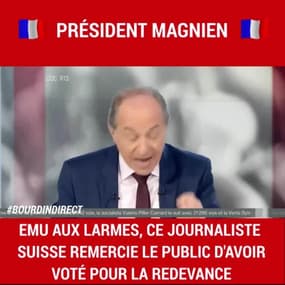 Suisse: ému aux larmes, un journaliste remercie le public d’avoir voté pour la redevance 