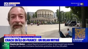 Paris: Frédéric Francelle, porte-parole du "collectif 19", explique qu'il y a encore des consommateurs de crack qui déambulent dans son quartier