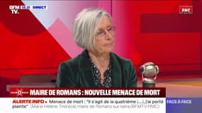 "Je n'ai absolument pas peur": Marie-Hélène Thoraval, maire de Romans-sur-Isère, réagit à sa quatrième menace de mort