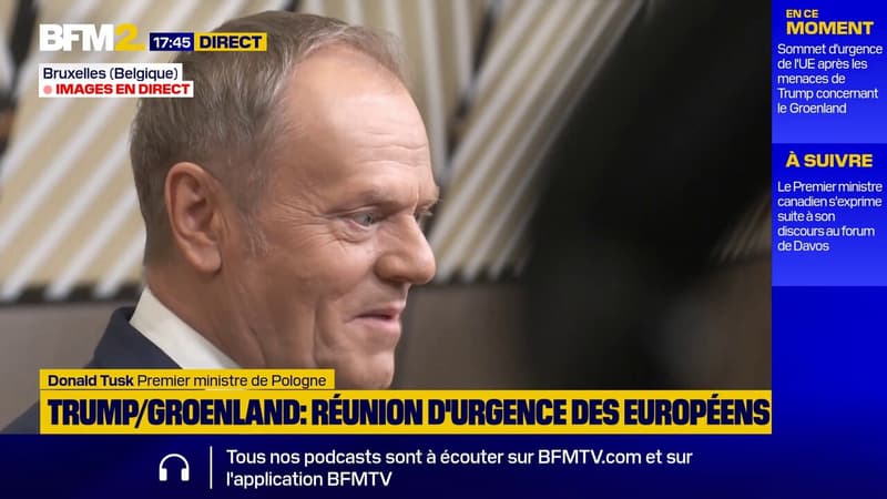 Réunion des Européens sur le Groenland: "L'un des moments les plus critiques", selon le Premier ministre polonais