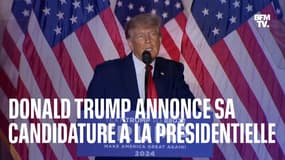 États-Unis: Donald Trump annonce sa candidature à la présidentielle 2024