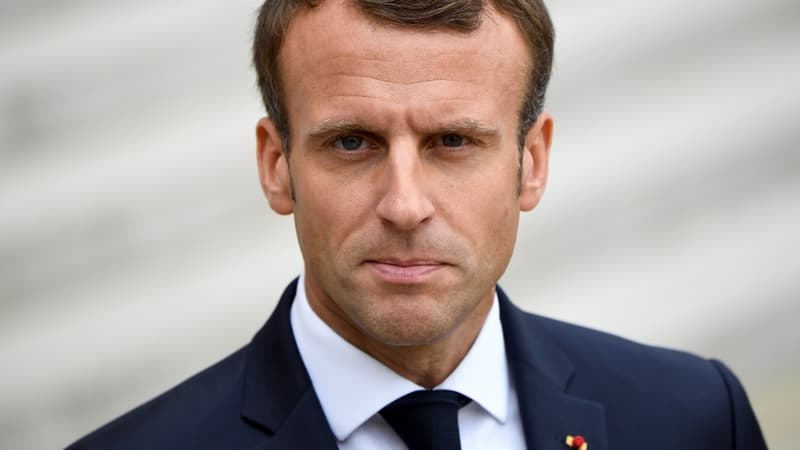 Le président de la République, Emmanuel Macron.