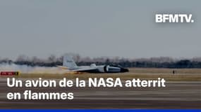  Au Texas, un avion de la NASA atterrit en flammes suite à un problème mécanique" 