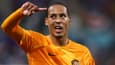 Virgil Van Dijk lors du match des Pays-Bas contre les Etats-Unis au Mondial 2022