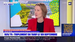 Maud Gatel explique le vœu qui concerne la place de la Concorde qui sera proposé au conseil de Paris