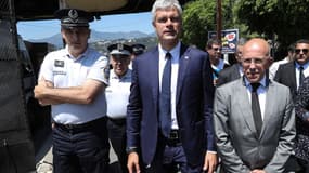 Laurent Wauquiez et Éric Ciotti à Menton dans les Alpes-Maritimes le 29 juin 2018 