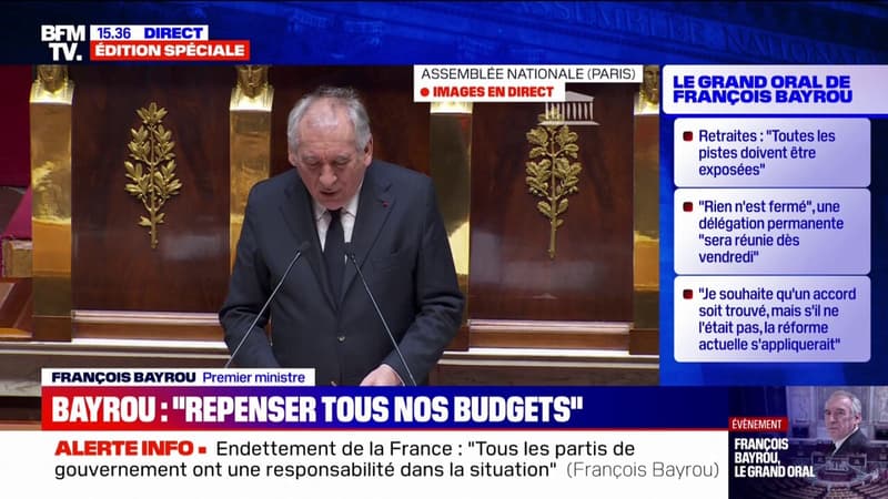 François Bayrou annonce la création d'un 