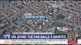 Nantes: un jeune homme tué par balle à la suite d'un contrôle de police