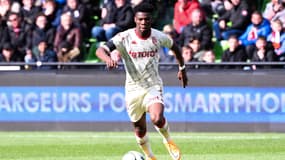 Aurélien Tchouaméni avec Monaco, le 3 avril 2022
