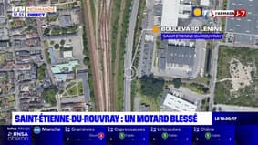 Saint-Etienne-du-Rouvray: un motard grièvement blessé dans un accident