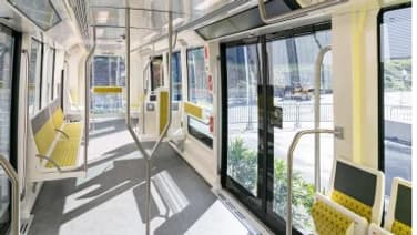 Intérieur du nouveau métro de Rennes Intérieur du nouveau métro de Rennes
