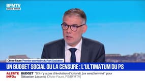 Budget: "Si on arrive à trouver entre 15 et 20 milliards d'euros de recettes supplémentaires, nous avons là les moyens de corriger la copie" du gouvernement, affirme Olivier Faure (PS)