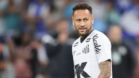 Neymar avec Santos le 10 août 2025.