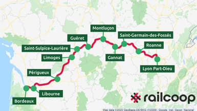 RailCoop voulait relier Lyon à Bordeaux dès 2022.