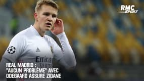 Real Madrid : Zidane n'a "aucun problème" avec Odegaard, malgré un temps de jeu réduit