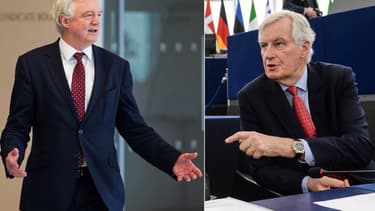 David Davis et Michel Barnier vont mener les négociations sur le Brexit.