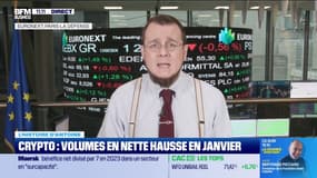 L'histoire financière du jour : Crypto, volumes en nette hausse en janvier - 08/02