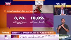 Le coût de la garde d'enfant augmente également