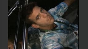 Juan Martin Del Potro dans l'ascenseur