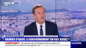 Rixes en Essonne: Nicolas Dupont-Aignan estime "qu'il manque 200 policiers" dans le département