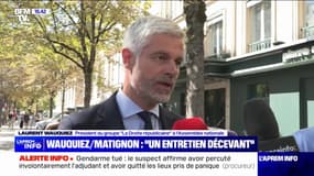 Nouveau Premier ministre: "Cet entretien s'est avéré décevant", alerte Laurent Wauquiez (LR) après la deuxième série de consultations avec Emmanuel Macron