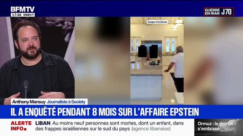Appartement parisien de Jeffrey Epstein:  “La plupart des agressions sexuelles se passaient dans la salle de massage”, raconte Anthony Mansuy, journaliste à Society