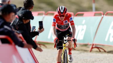 Jonas Vingegaard sur la Vuelta, le 13 septembre 2025