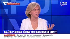 Valérie Pécresse: "Une femme qui fait comme moi, comme l'ont fait Angela Merkel et Margaret Thatcher, peut défendre les intérêts de son peuple"