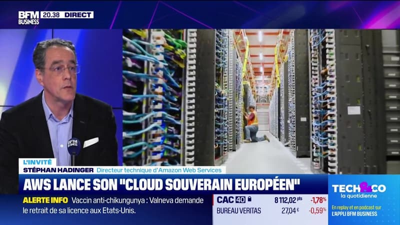 Stéphan Hadinger (Amazon Web Services) : AWS lance son "Cloud souverain européen" - 19/01