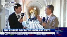 Pat Gelsinger, PDG d'Intel, était l'invité de Thomas Sasportas sur BFM Business