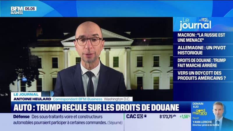 Droits de douane: Donald Trump exempte le secteur de l'automobile pour un mois