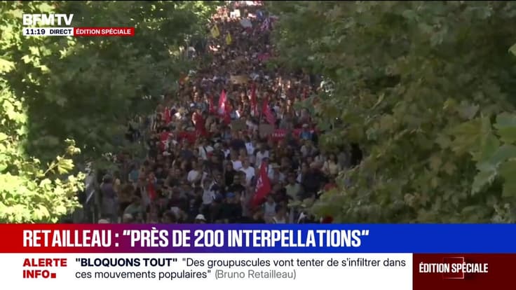 10 septembre: plusieurs milliers de personnes rassemblées dans le centre de Marseille