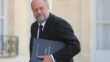 Éric Dupond-Moretti, lors de son premier conseil des ministres, le mardi 7 juillet 2020.