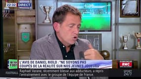 Riolo, perplexe pour la jeunesse face à l'attitude des footballeurs pro