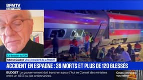 Collision de trains en Espagne: "Il y a une boite noire (dans le train) qui pourra trouver d'où provient l'accident", explique le vice-président de la FNAUT